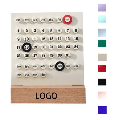 Kid's Desktop Perpetual Calendar DIY Educational Toy